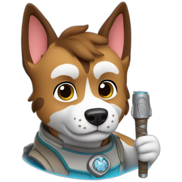 Paw patrol Jedi emoji