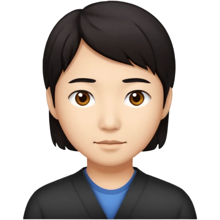 A stereotypical asian emoji
