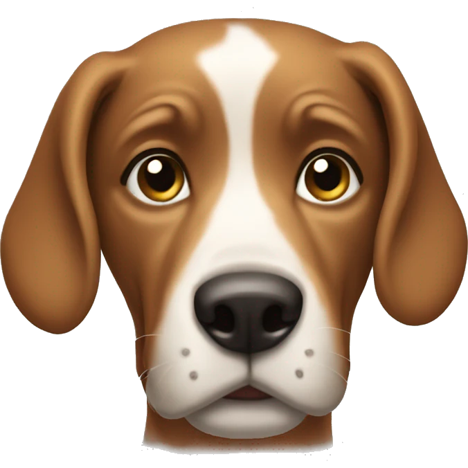 Guy as a dog emoji