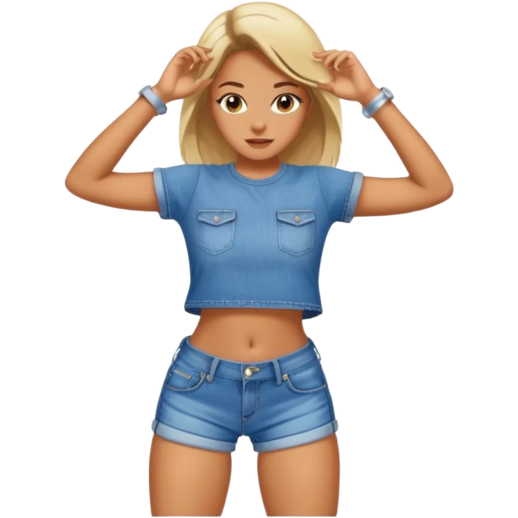 Girl twerking  emoji