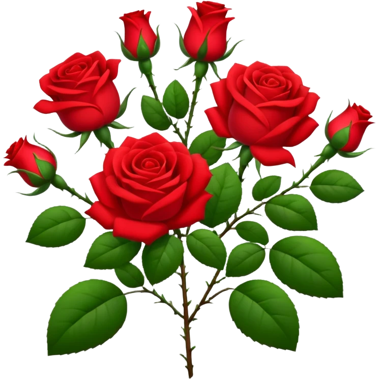 rose bush emoji