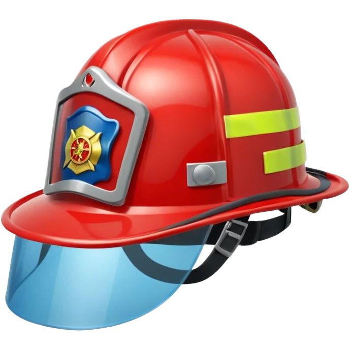 A Firefighter Helmet – red with visor emoji