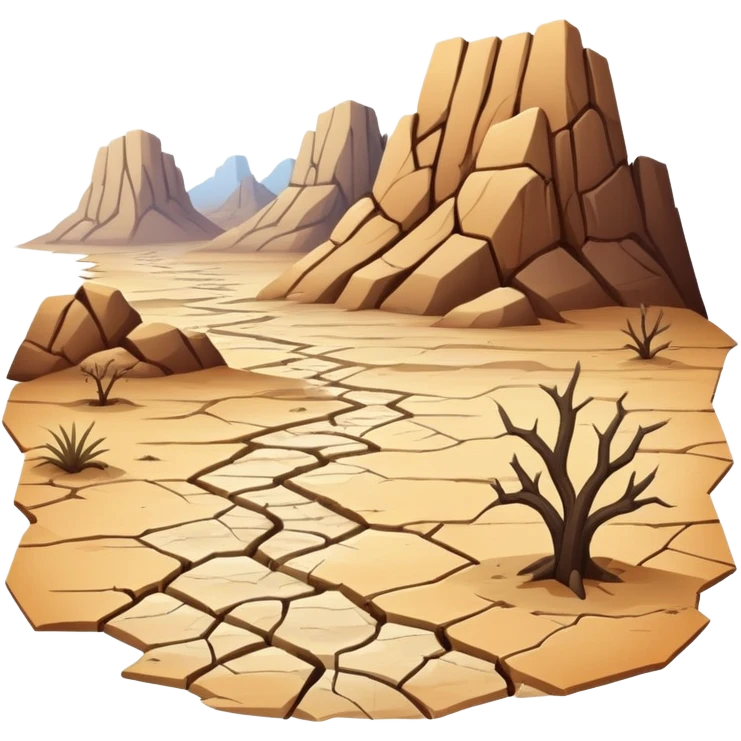 dry scenery  emoji