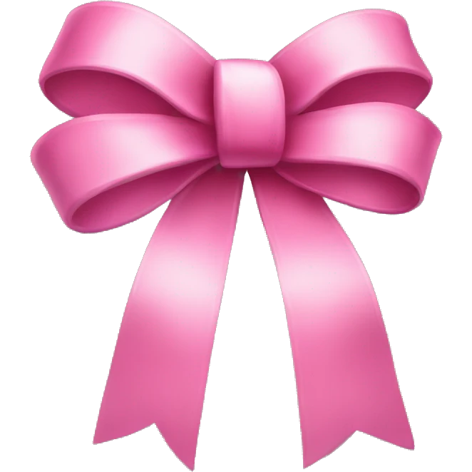 pink christmas bow christmas tree emoji