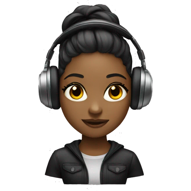 girl dj emoji