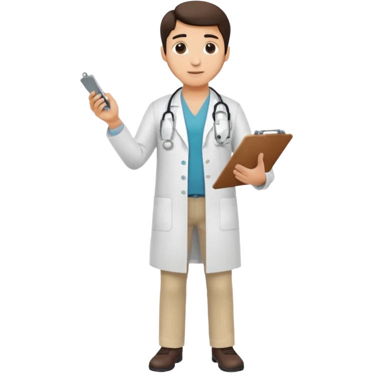 doctor cuerpo completo hasta los pies  emoji
