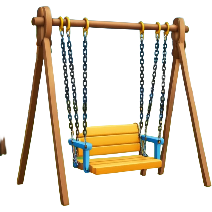 Swing in a park emoji