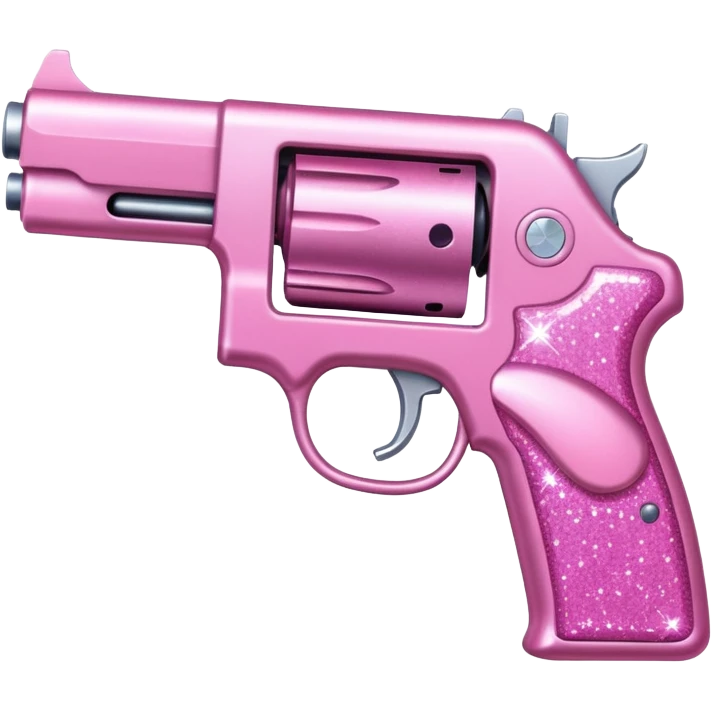pink sparkly gun emoji