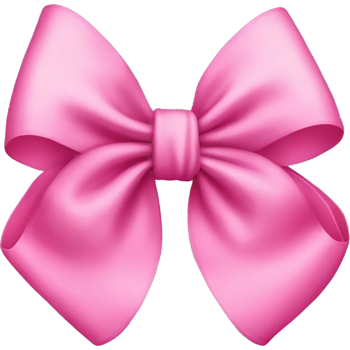 Pink bow emoji