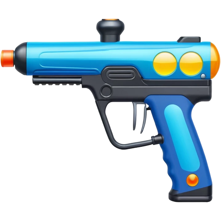 paintball gun multicolor emoji