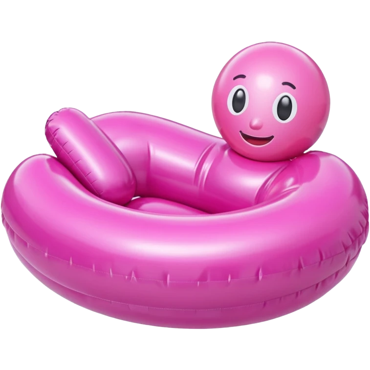 inflador rosa emoji