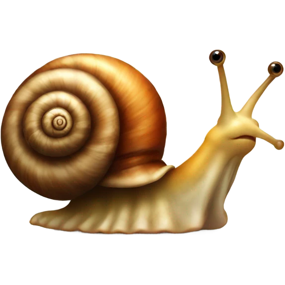 Snail with a mushroom emoji