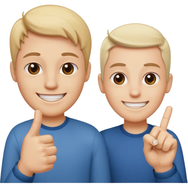 Deze: 🥰 en deze: 🖕🏻 moeten gemixt worden emoji