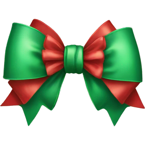 Christmas bow  emoji