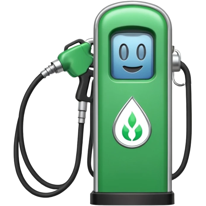 Split image—quick gas pump vs. slow EV plug. emoji