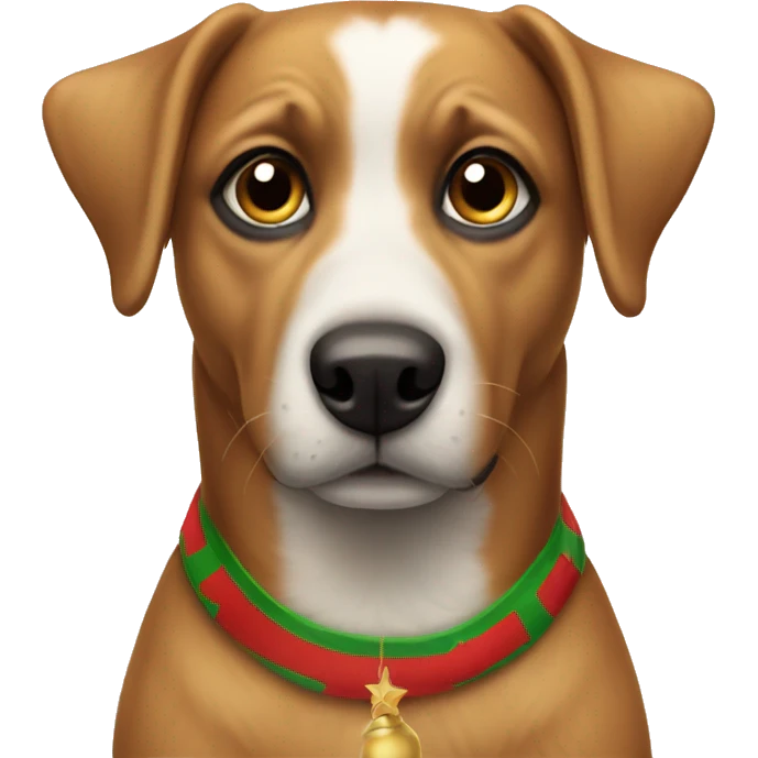 Dog tekel navidad  emoji