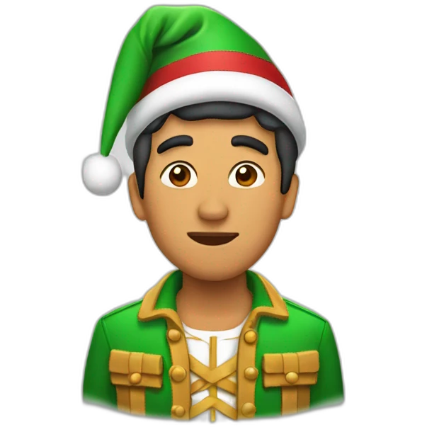 Chimuelo navideño emoji