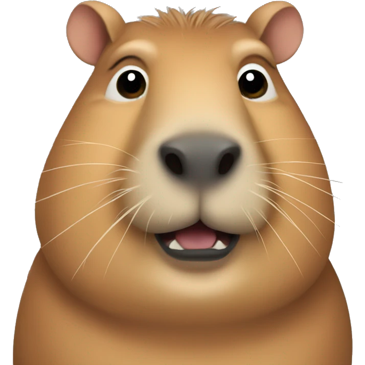 fat fat fat capybara emoji