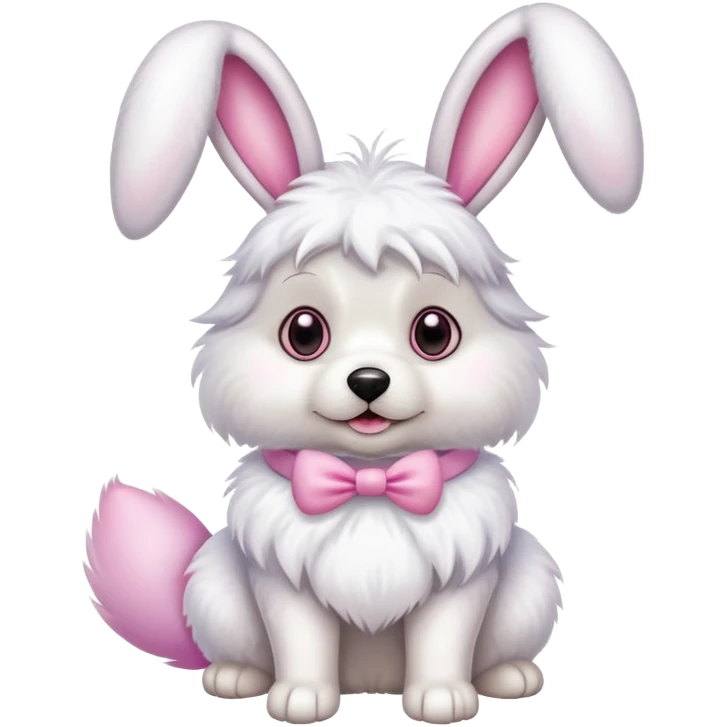 Easter Bunny dog emoji