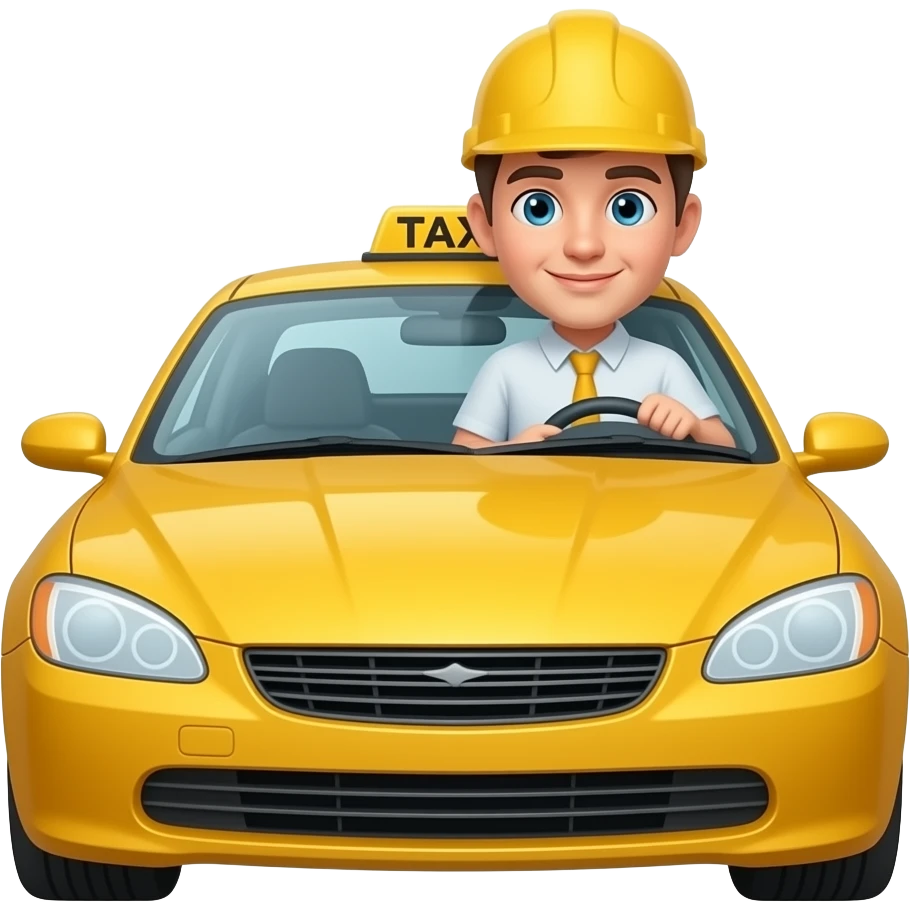 taxi driver emoji