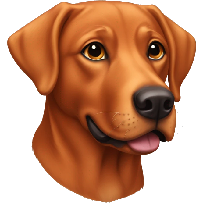 Fox red Labrador emoji