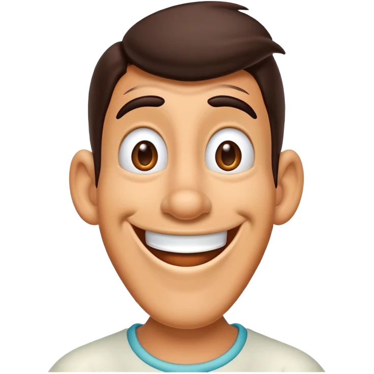 Goofy from Disney smiling emoji