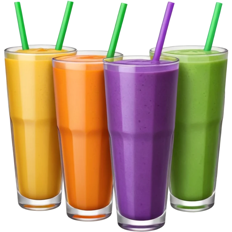 Half-Filled Glasses smoothie emoji