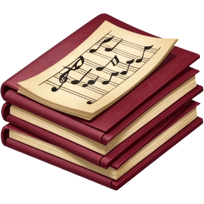 Maroon music 🎵 emoji