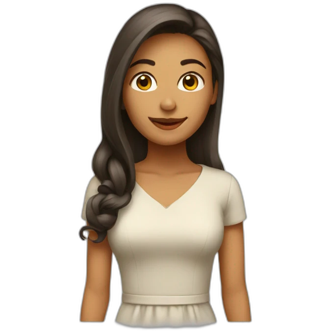 Mujer + vestido emoji