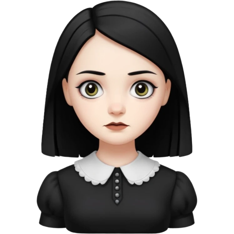 Wednesday Addams emoji