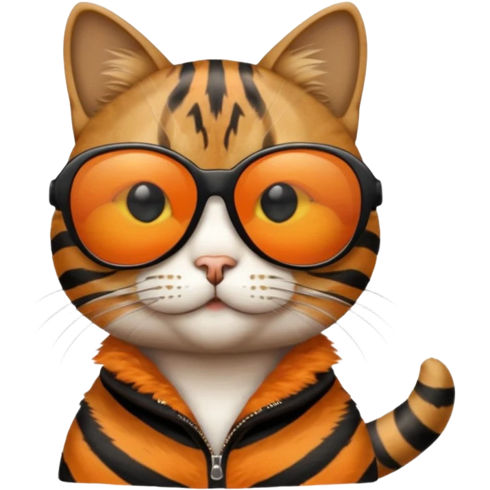 Cat wearing sunglasses emoji