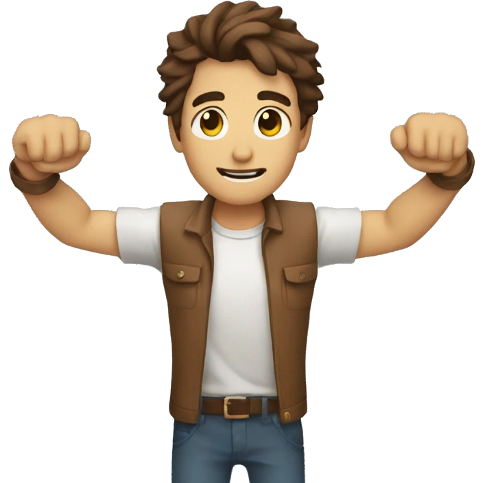 persona haciendo una cruz con los brazos emoji