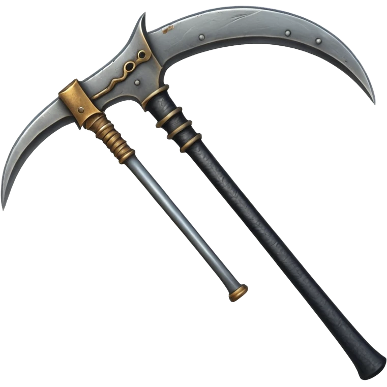 Give me the emoji reguler of the grim reaper scythe i want it to have same textures as this 😁⚰️ emoji