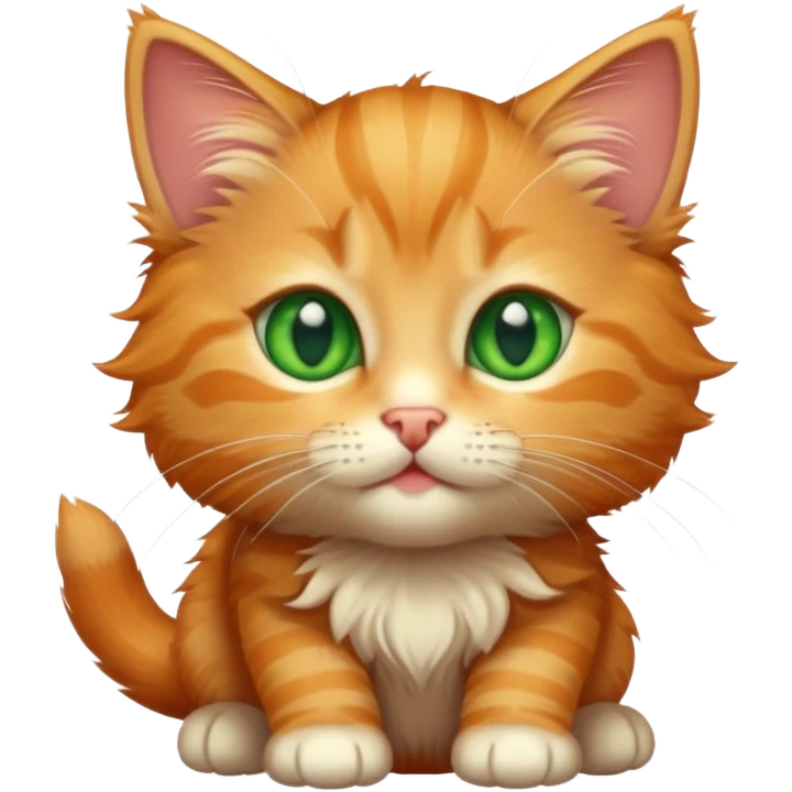 Ginger tabby kitten emoji