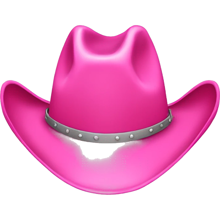 Pink cowboy hat emoji