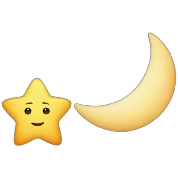 moon and stars emoji