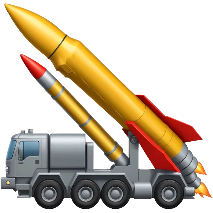 NATO military rocket launch system with many rockets emoji