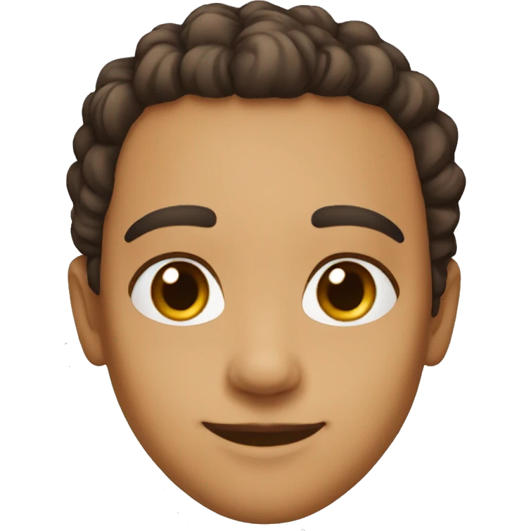 26	Mixed race	Regal features, warm brown eyes, enigmatic smile emoji