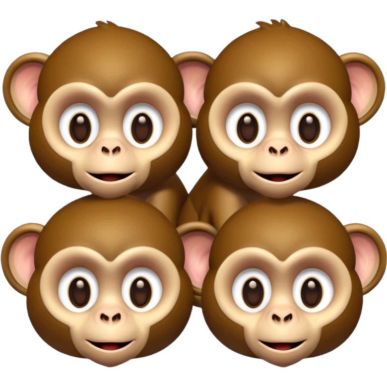  monkeys emoji
