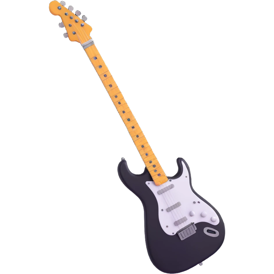 rock and roll electric guitar emoji