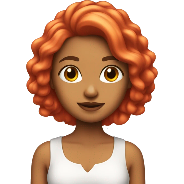 Chica de pelo rojo  emoji