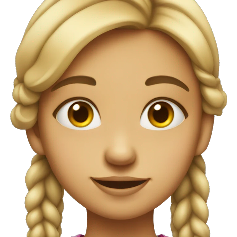 Girl smirking emoji