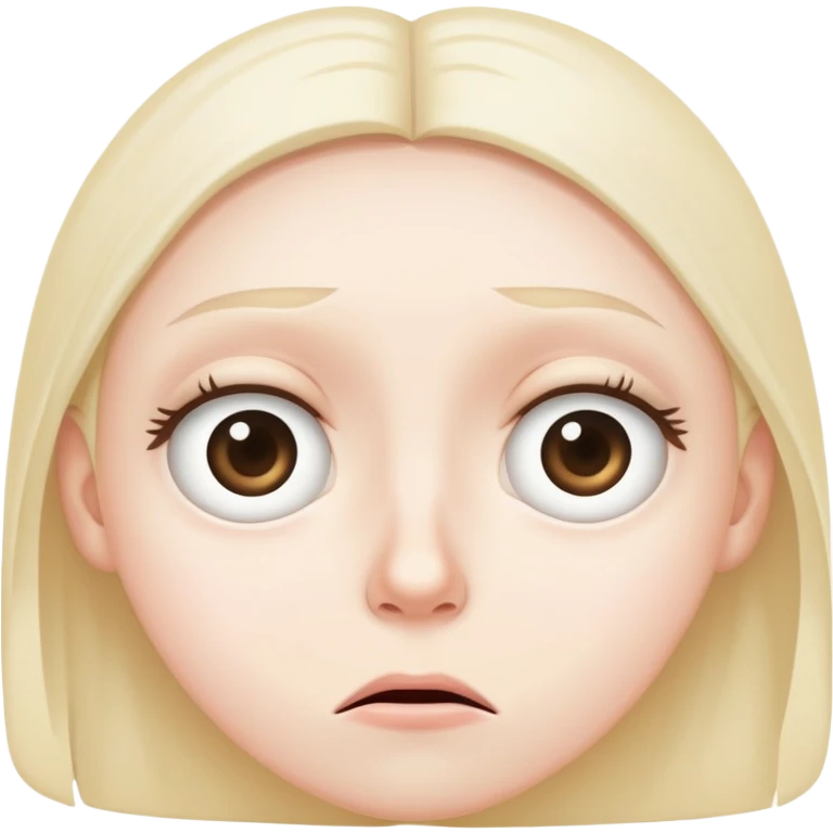 confused tired eyes emoji