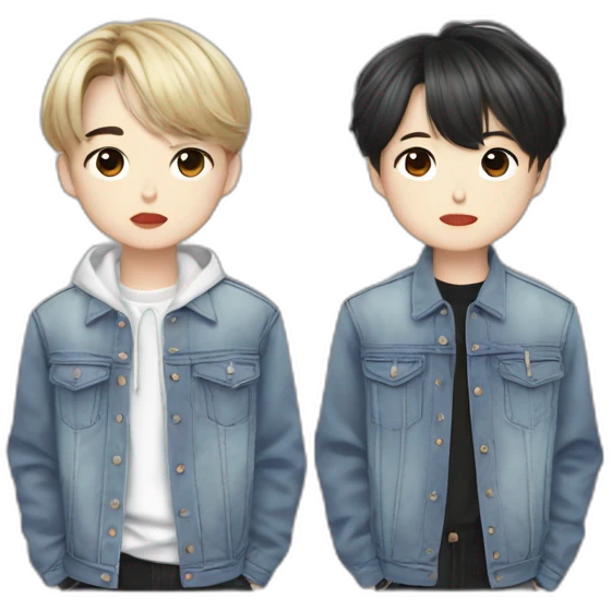Jimin y suga de bts emoji