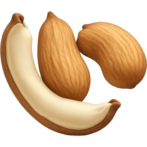 cashew and almond emoji