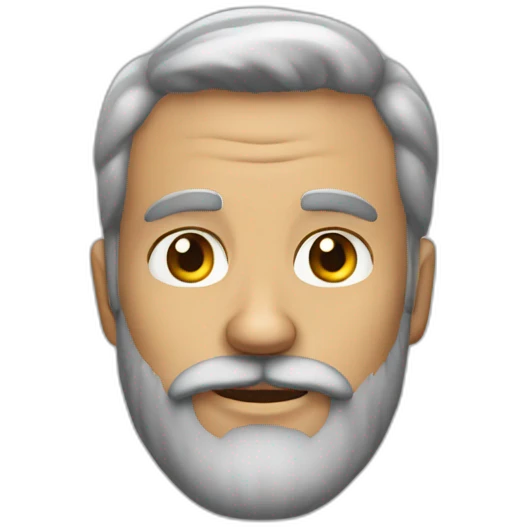 bearded uncle emoji