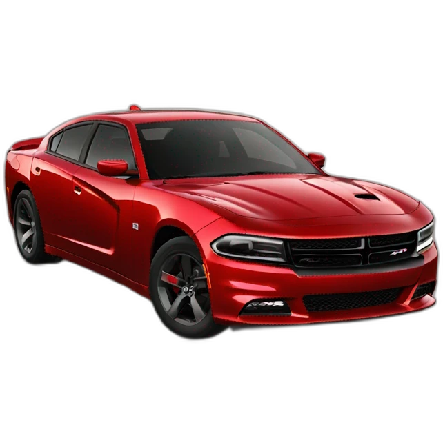 dodge charger red emoji