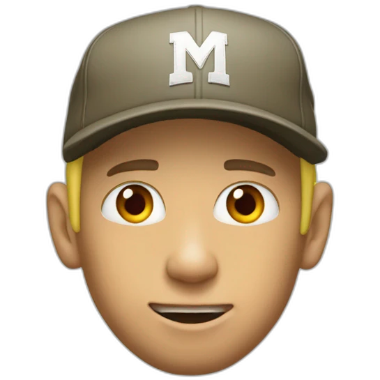 Eminem but his M&M’s emoji