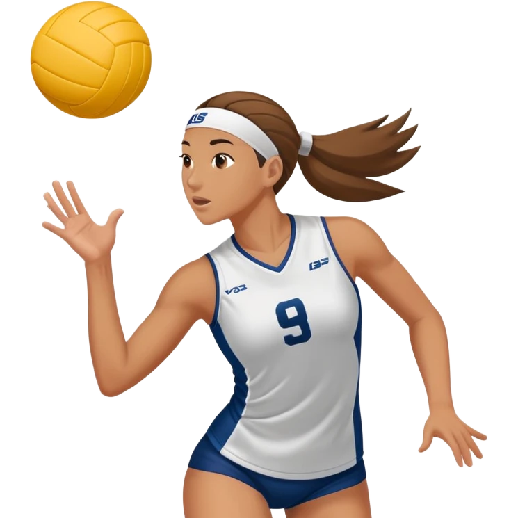 volleyball player spike emoji