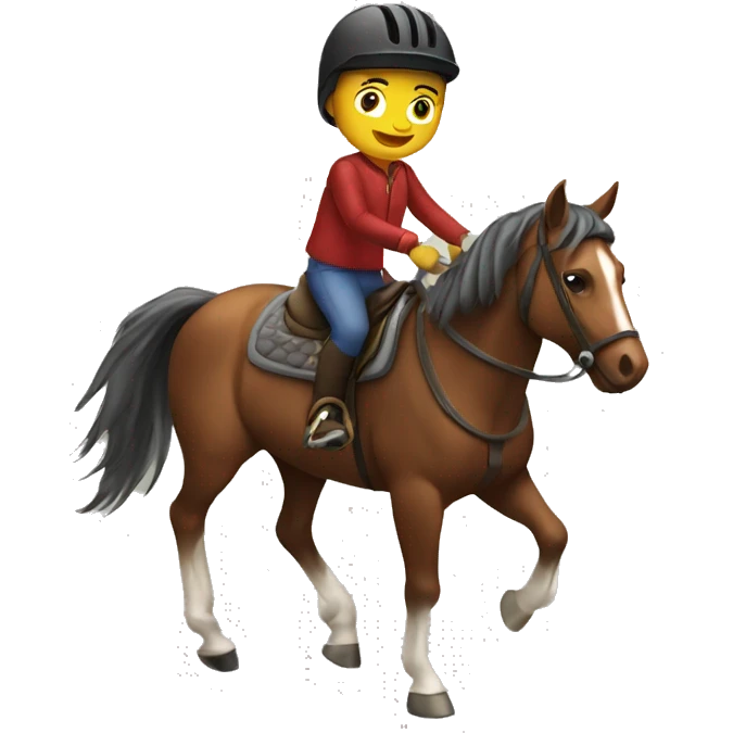 Horseback riding  emoji